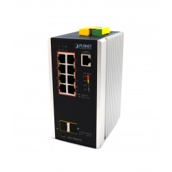 Planet PL-IGS-TS82CM L2+ Endüstriyel Yönetilebilir Switch (L2+ Industrial Managed Ethernet Switch)
8-Port 10/100/1000T 802.3at/af PoE+ Injector (Port başına 30.8 watt) (PoE Güç Bütçesi maks. 240 watt)
2-port 1G/2.5G SFP (2-Port 100/1000X SFP (Port-9 ve Po