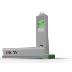 Lindy LIN-40426 USB C Port Blocker 4pcs + Key