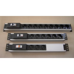 Formrack F-F082PR6SA Sigortalı 6 lı 19" Alüminyum Priz