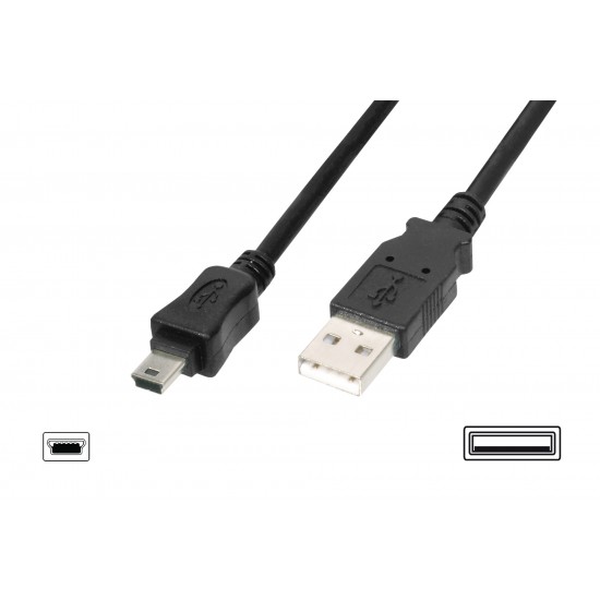 Assmann AK-300108-018-S USB 2.0 Bağlantı Kablosu