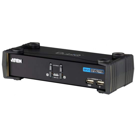 Aten ATEN-CS1762A 2 portlu USB 2.0 DVI KVMP™ Switch + 2 portlu USB (2.0) Hub