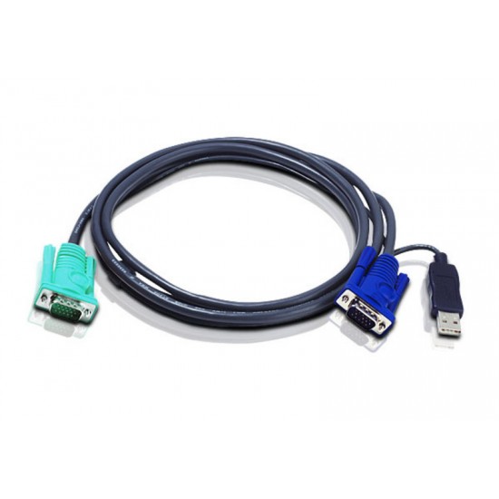 Aten ATEN-2L-5205U USB KVM (Keyboard/Video Monitor/Mouse) Switch İçin Kablo