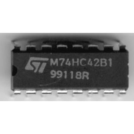 Schukat 74HC42 BCD-TO-DECIMAL DECODER Schukat 74HC42 BCD-TO-DECIMAL DECODER
