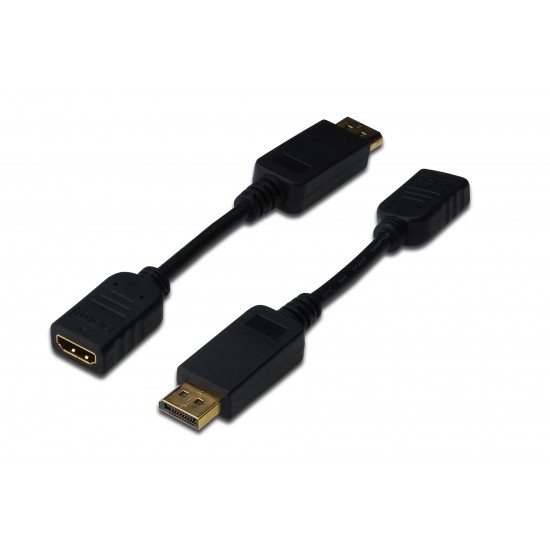 Assmann AK-340408-001-S DisplayPort (DP) <-> HDMI Adaptörü