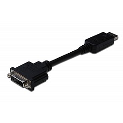 Assmann AK-340409-001-S DisplayPort (DP) <-> DVI-I Adaptörü