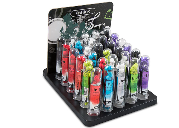 S-link SL-STK10 30lu stand set 8-Beyaz+8-Siyah+5-Krımızı 3-Mor+3-Mav +3-Yeşil Kulak İçi Mikrofonlu S-link SL-STK10 30lu stand set 8-Beyaz+8-Siyah+5-Krımızı 3-Mor+3-Mav +3-Yeşil Kulak İçi Mikrofonlu
