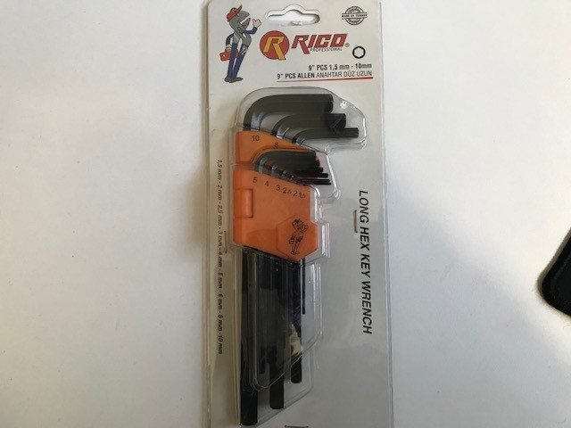 Rıco 013-RC0215 Düz 9lu Uzun Alyan Takımı