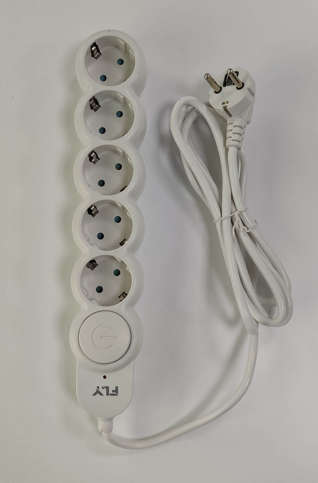 Fly 3394-01 5li 2mt Anahtarlı  Akım Korumalı Priz 2500w