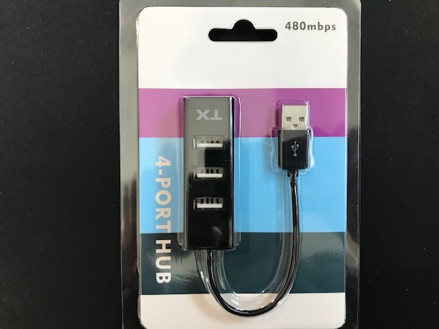 Tx ACUSB24 4Port Usb Hub Siyah 2.0 480Mbps  (0,11cm Kablo Uzunluğu)