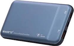 Sword 10F53 10.000mah Gray Hızlı Şarj Powerbank