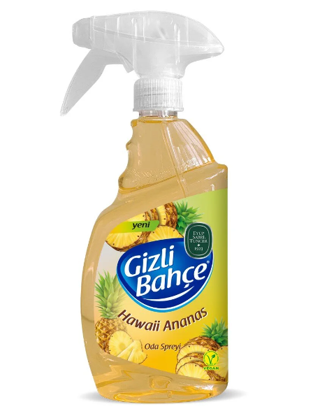 Eyüp Sabri Tuncer Gizli Bahçe Hawaii Ananas 500ml Pet Sprey ( Oda Kokusu )