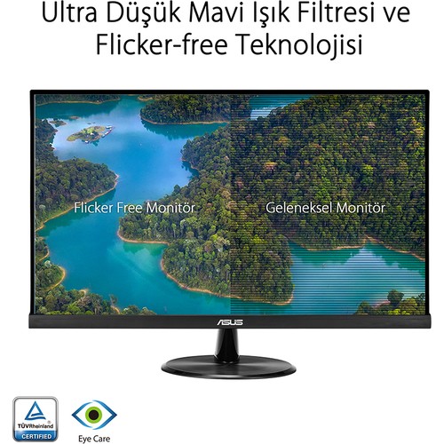 Asus 27" VP279HE 75HZ 1MS (Hdmi+Analog) Çerçevesiz Full HD IPS Vesa Monitör