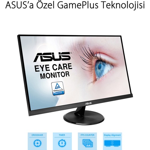 Asus 27" VP279HE 75HZ 1MS (Hdmi+Analog) Çerçevesiz Full HD IPS Vesa Monitör