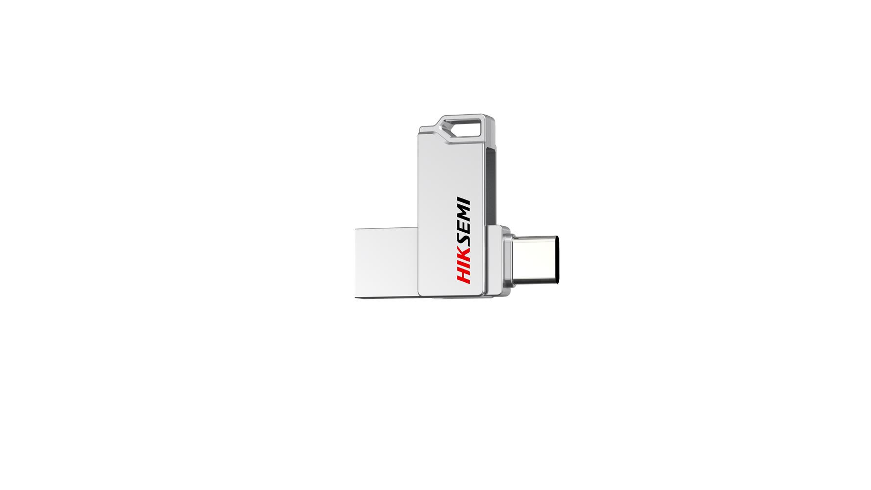 Hiksemi 128GB HS-USB-E327C-128G Type-C Dual USB 3.2 Flash Bellek