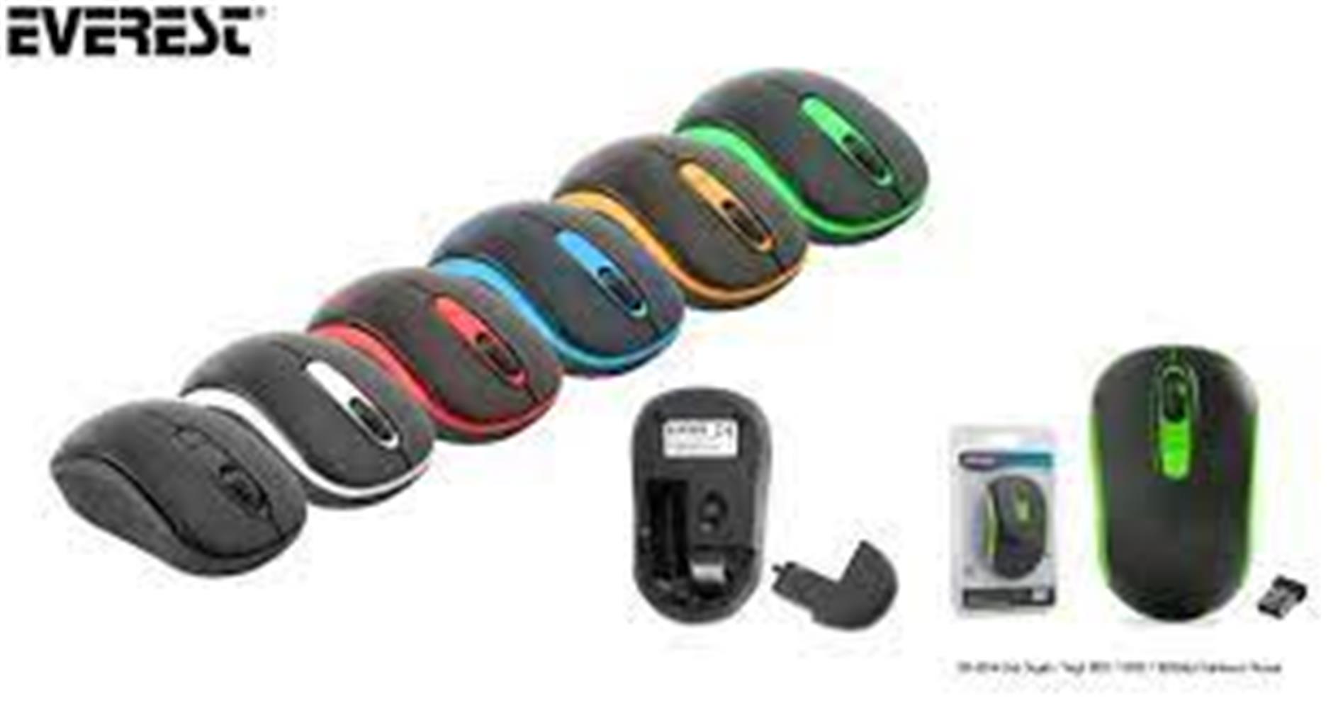 Everest SM-804 Usb karışık renk 800-1200-1600dpi Kablosuz Mouse