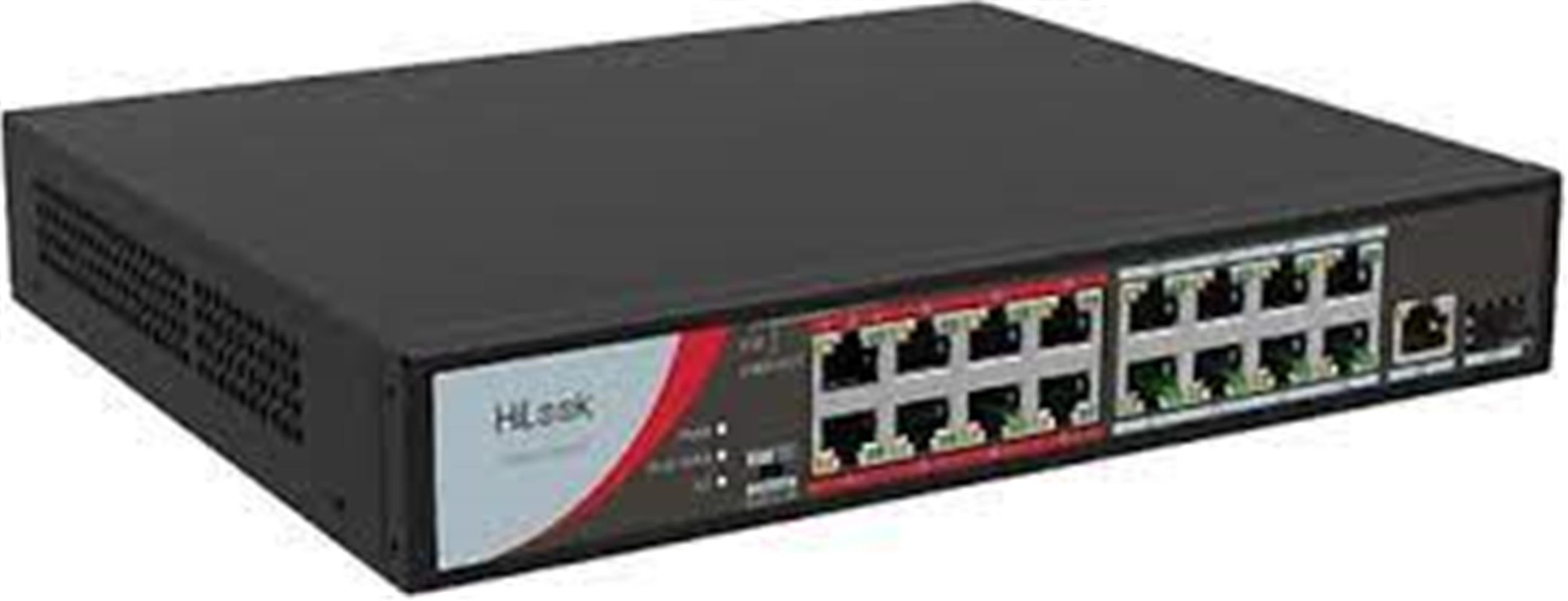 Hilook NS-0318P-130(B) 16 Port 10-100 Poe Switch 1x1000 Mbps RJ45 Port, 1x1000 Mbps SFP Hilook NS-0318P-130(B) 16 Port 10-100 Poe Switch 1x1000 Mbps RJ45 Port, 1x1000 Mbps SFP