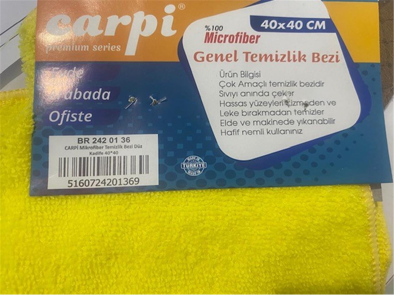 Carpi Mikrofiber (2420136) Genel Temizleme Bezi 50X70cm
