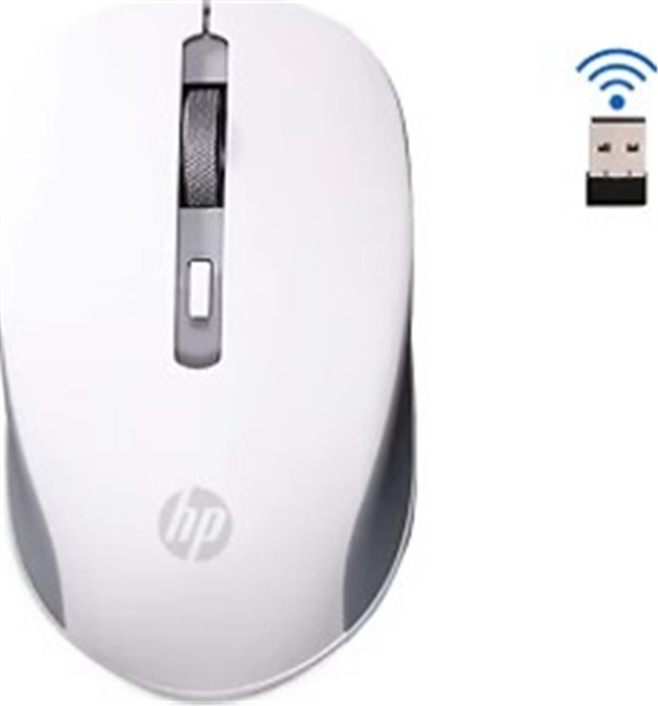Hp S1000 Plus 1600DPI 2.4GHz WireLess Beyaz Kablosuz Mouse (Pil İçinde)