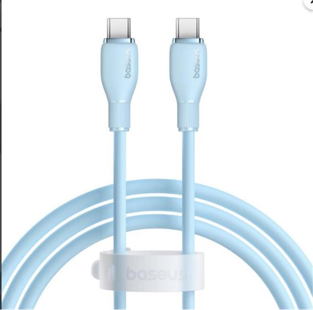 Baseus Pudding USB-A Light 2.4A Kablo 1.2m Mavi (P10355700311-00)