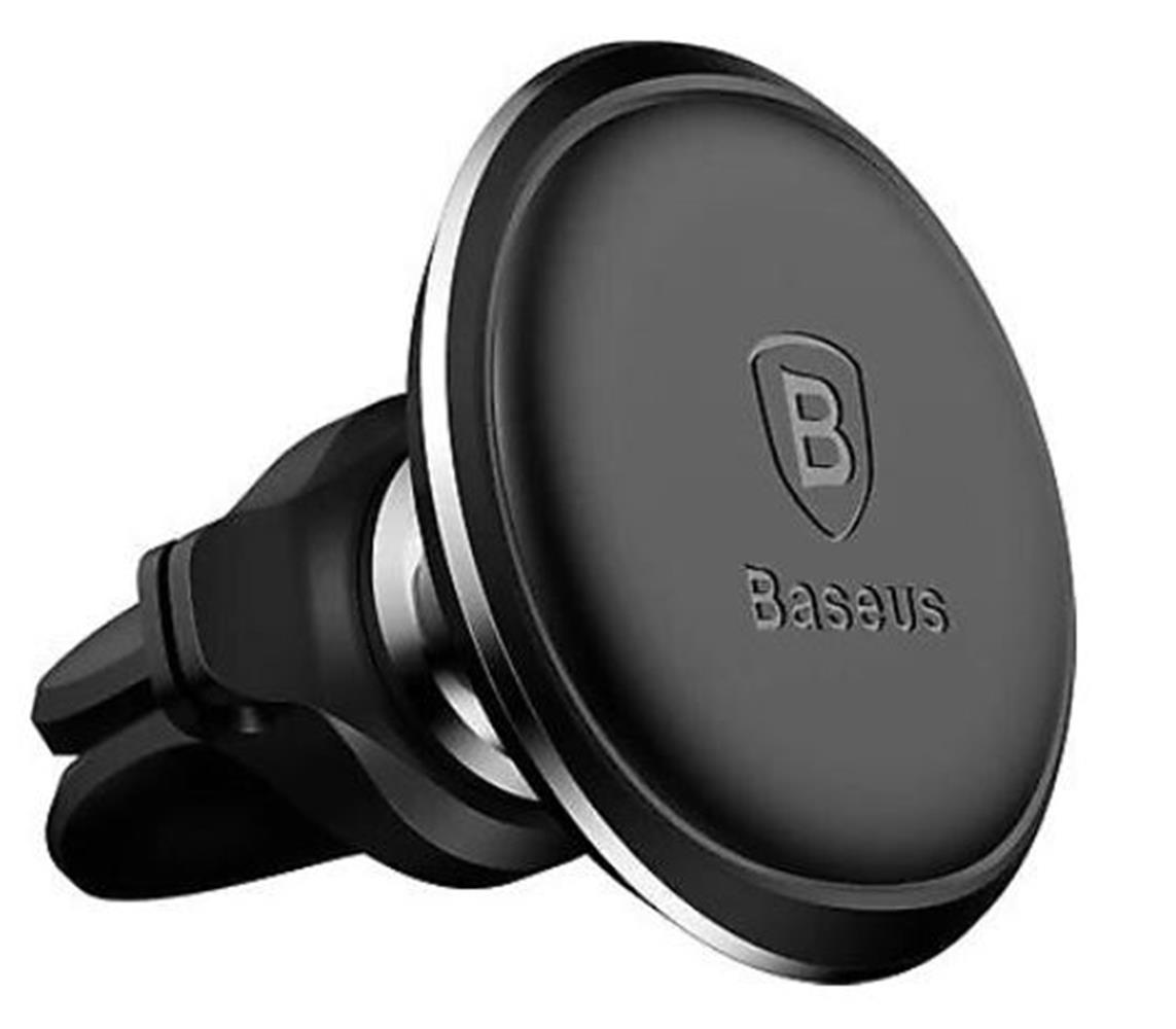 Baseus Small Ears Manyetik Araç Tutucu Dikey Siyah (C40141403113-00)