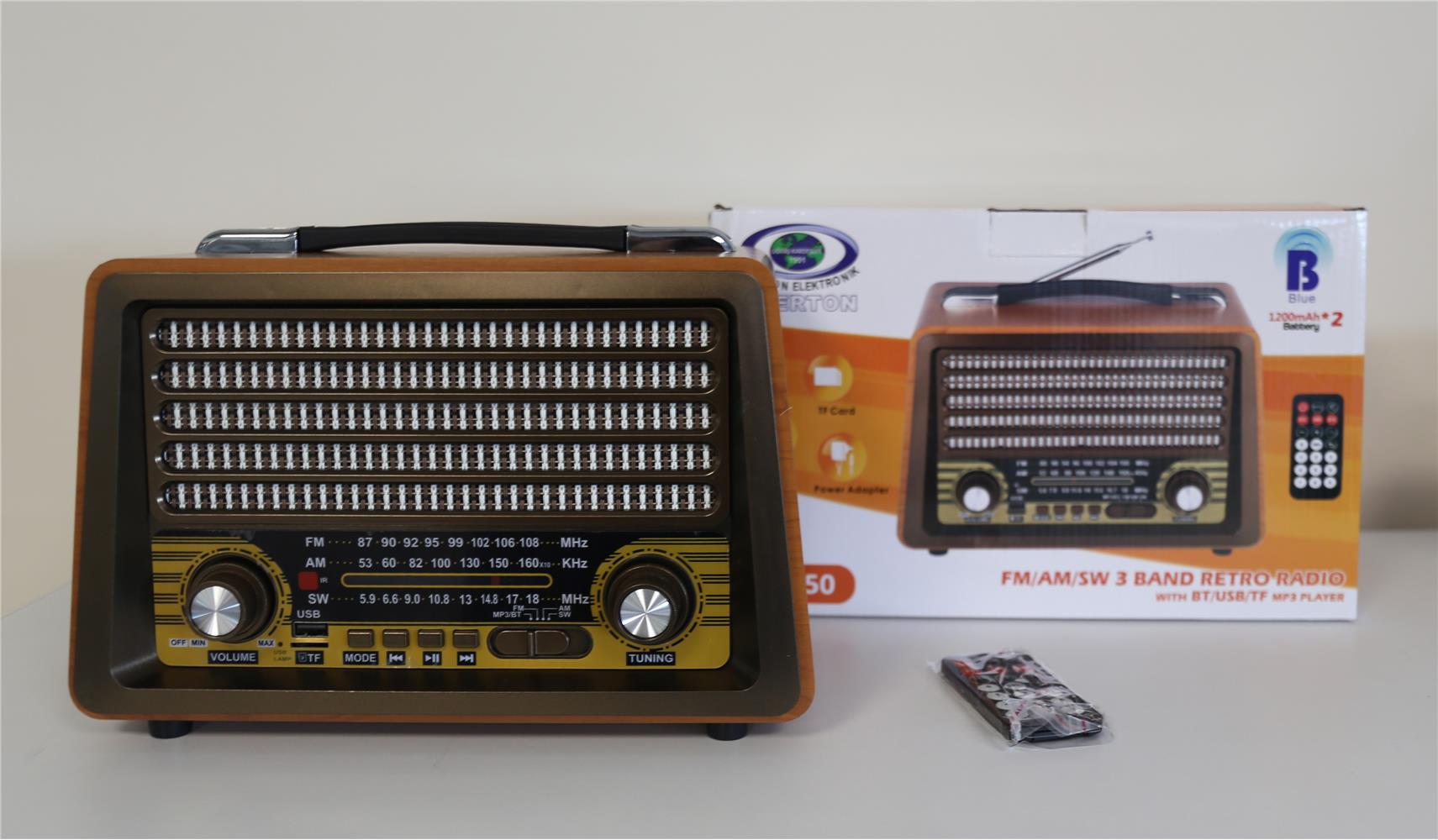 Everton Rt-750 Bluetooth Fm-Usb-Tf-Aux Şarjlı Nostaljik Radyo Everton Rt-750 Bluetooth Fm-Usb-Tf-Aux Şarjlı Nostaljik Radyo