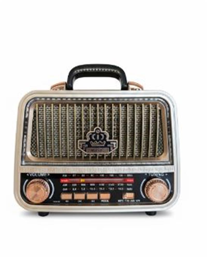 Everton Rt-770  Şarjlı Led Işıklı  Nostaljik Radyo(Bluetooth Fm-Usb-Tf-Aux)