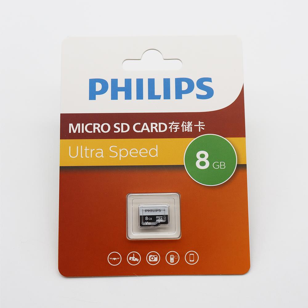 Philips 8GB MicroSD Hafıza Kartı (Adaptörsüz)