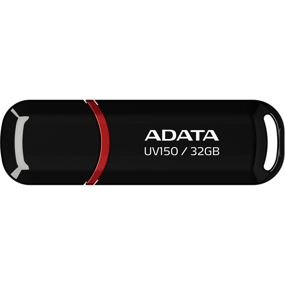 ADATA UV150-32GB USB3.2 Gen1 Black Flash Bellek ADATA UV150-32GB USB3.2 Gen1 Black Flash Bellek