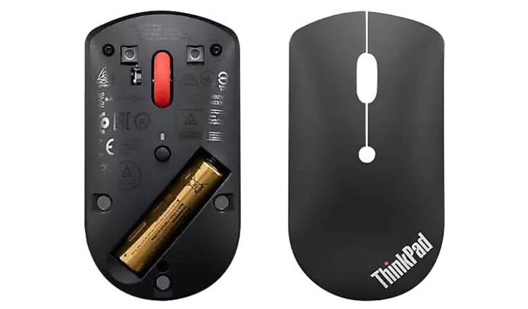 lenovo 4Y51D20848 ThinkPad USB-C Wireless Compact Mouse 2.4 GHz  (800 DPI,1600 DPI,2400 DPI)