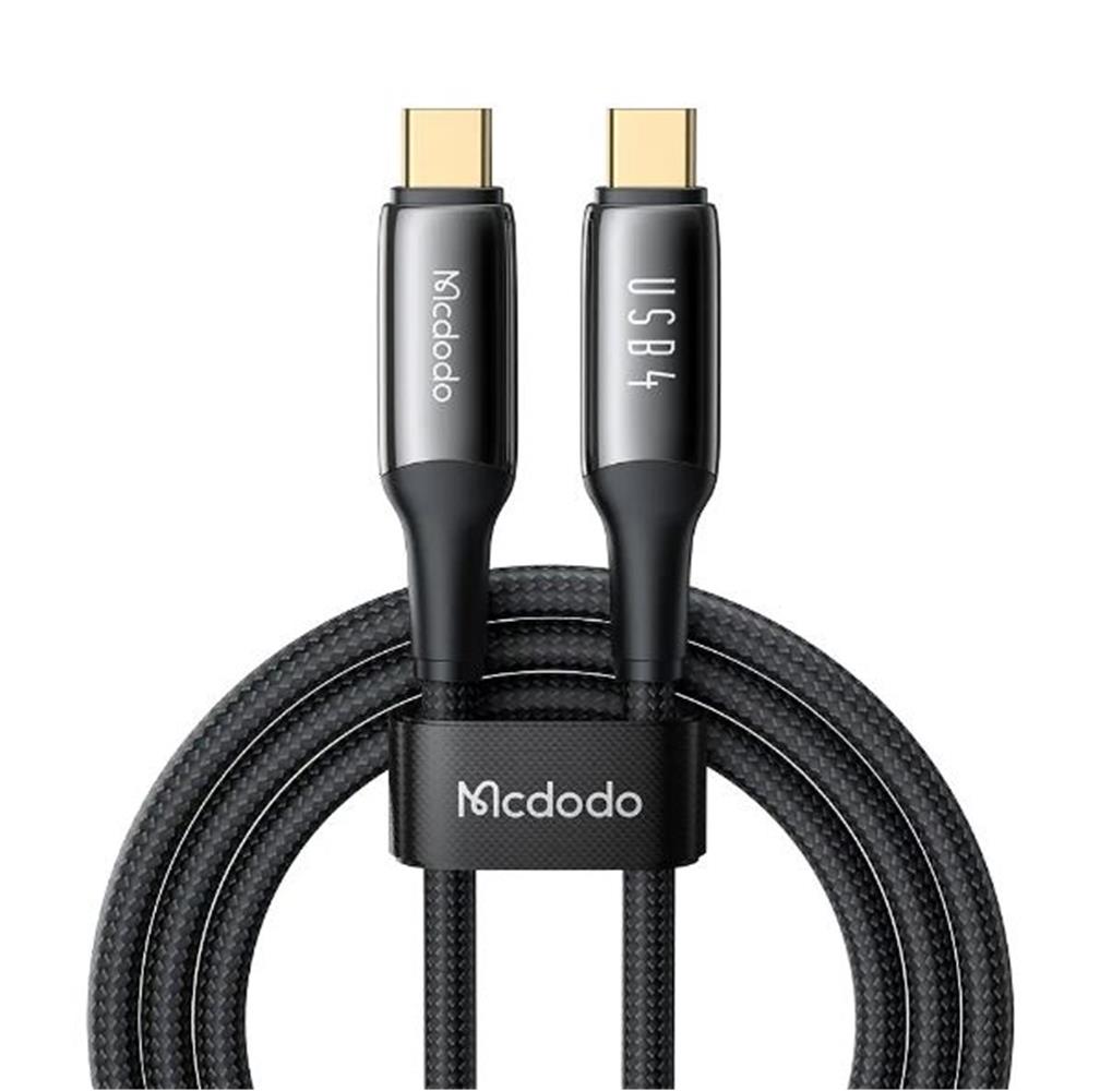 MCDODO CA-2990 240 W USB 4.0 TYPE C TO TYPE C ŞARJ KABLOSU -SİYAH