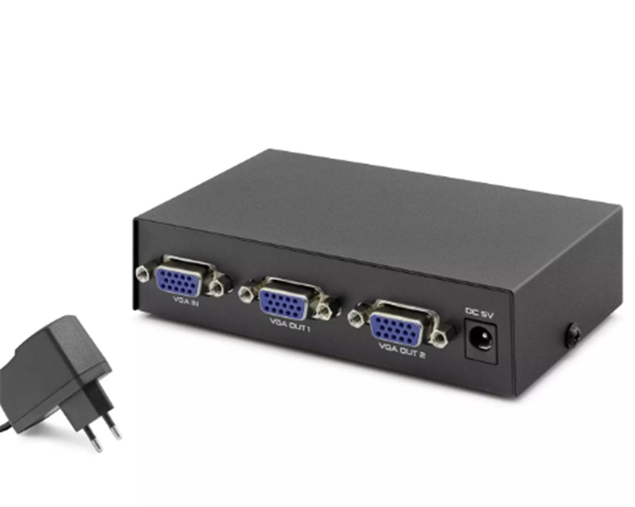 Hadron Hdx1277 2 Port Vga Splitter 200Mhz 1-In 2-Out Siyah Hadron Hdx1277 2 Port Vga Splitter 200Mhz 1-In 2-Out Siyah