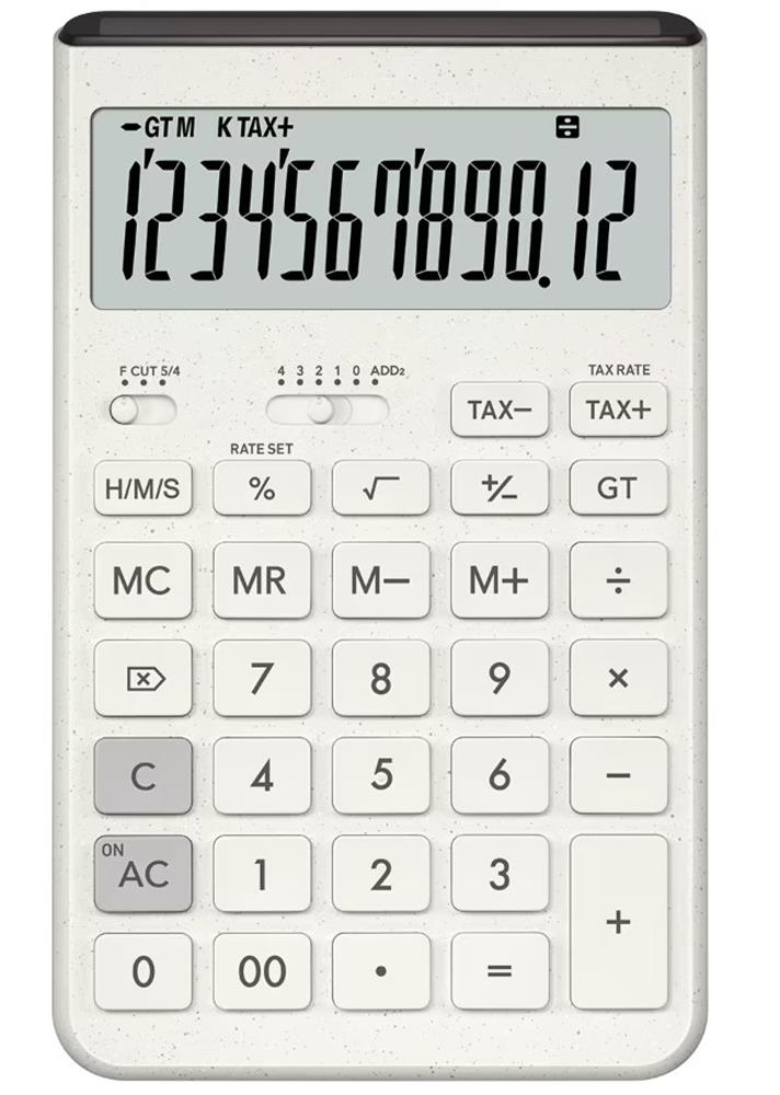 Casio JT-200T-WE 12 Hane Beyaz Masa Üstü Hesap Makinesi