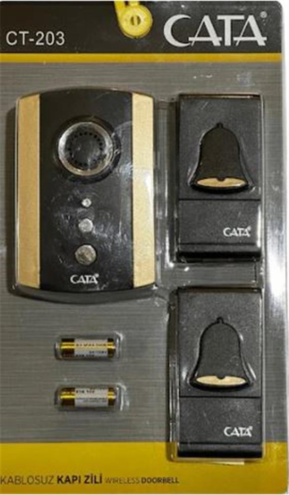 Cata Ct-102 Kablosuz Kapı Zili (Karışık Renk)