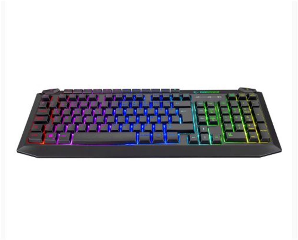 Rampage KB-R310 BROKER V2 Siyah Usb Gökkuşağı Zemin Aydınlatmalı 12800 DPI Oyuncu Klavye + Mouse Set