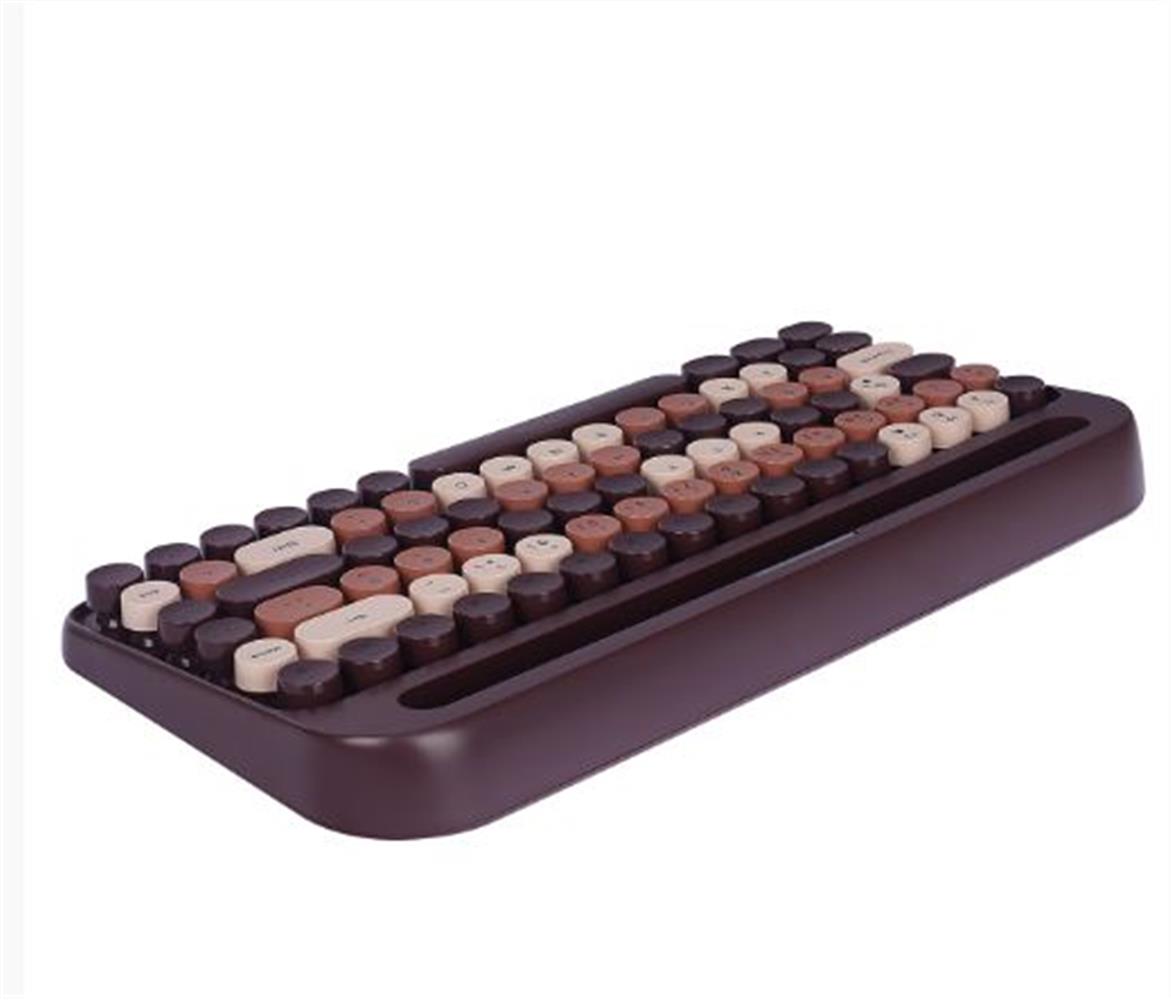 Everest KB-99 MOCHA 2.4G+BT1+BT2 Çoklu Cihaz Bağlantılı Q Kablosuz klavye Everest KB-99 MOCHA 2.4G+BT1+BT2 Çoklu Cihaz Bağlantılı Q Kablosuz klavye