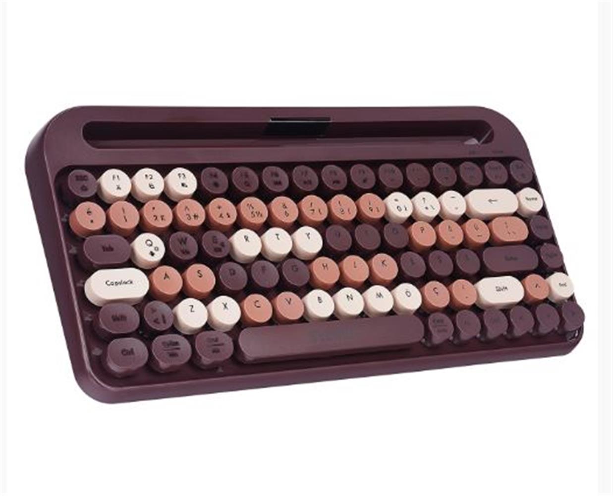 Everest KB-99 MOCHA 2.4G+BT1+BT2 Çoklu Cihaz Bağlantılı Q Kablosuz klavye Everest KB-99 MOCHA 2.4G+BT1+BT2 Çoklu Cihaz Bağlantılı Q Kablosuz klavye