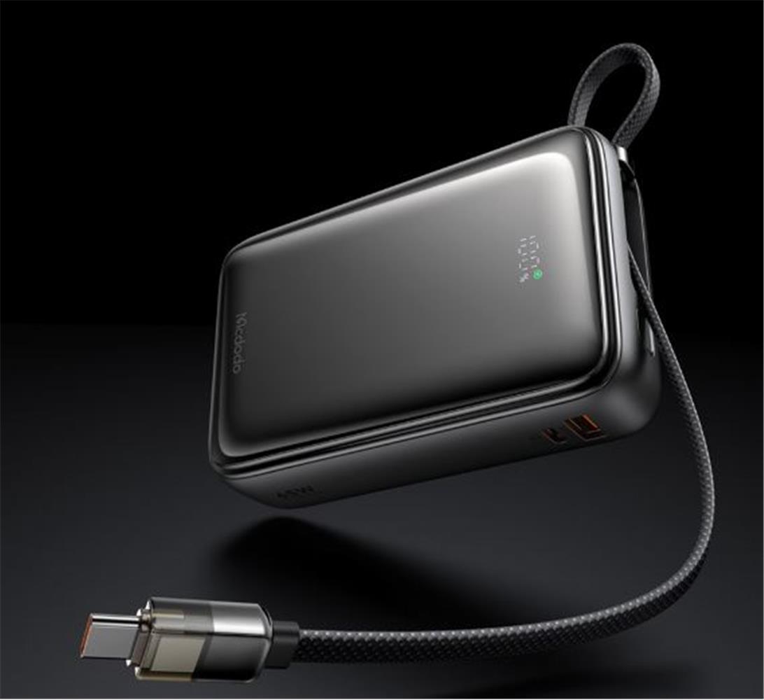 Mcdodo MC-6370 20000mAh 65W Dahili Kablolu Powerbank Mcdodo MC-6370 20000mAh 65W Dahili Kablolu Powerbank