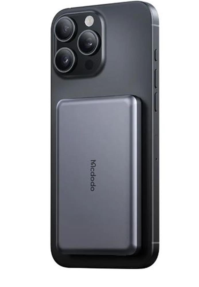 MCDODO MC-4641 20W 5000mAh Metal Ultra İnce Manyetik Kablosuz Power Bank Siyah MCDODO MC-4641 20W 5000mAh Metal Ultra İnce Manyetik Kablosuz Power Bank Siyah