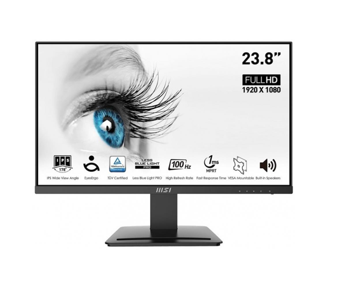 Msi 23.8" Pro MP243X 1920x1080 1ms 100Hz IPS Anti-Glare Full HD Monitör