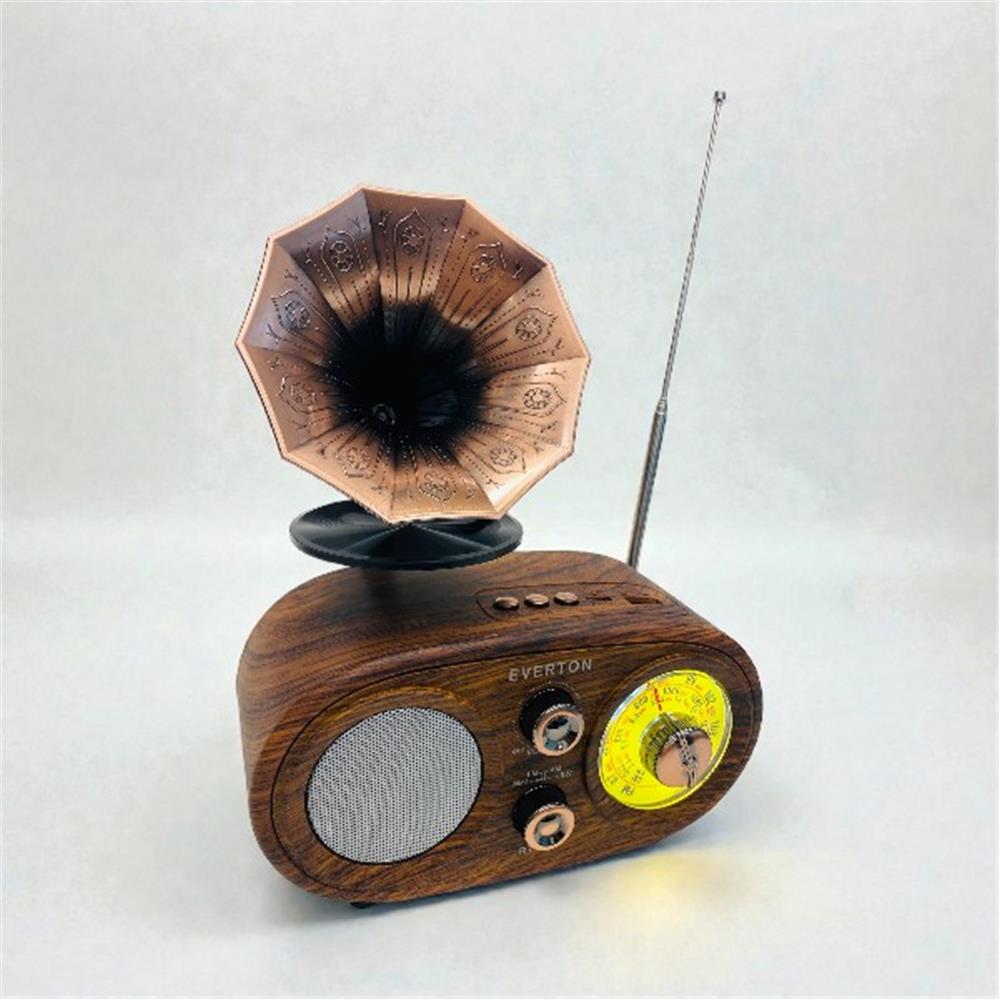 Everton Rt-746  Bluetooth Fm-Usb-Tf-Aux  Şarjlı Nostaljik Radyo