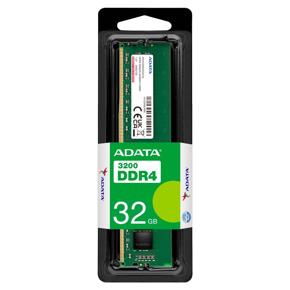 Adata 32GB DDR4 3200MHz 288Pin 1.2V PC Ram