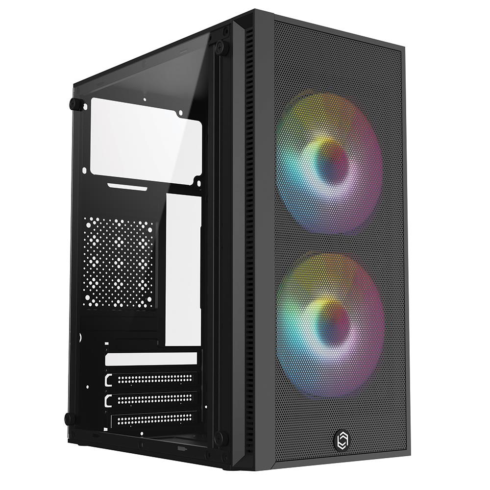 Frisby FC-8970G Mini Tower Gaming Kasa (300W) 2 x 120mm Rainbow Fan
