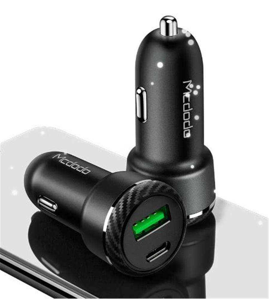MCDODO CC-2950 15.5W Çift USB Araç İçi Çakmaklık Şarj Aleti - Siyah