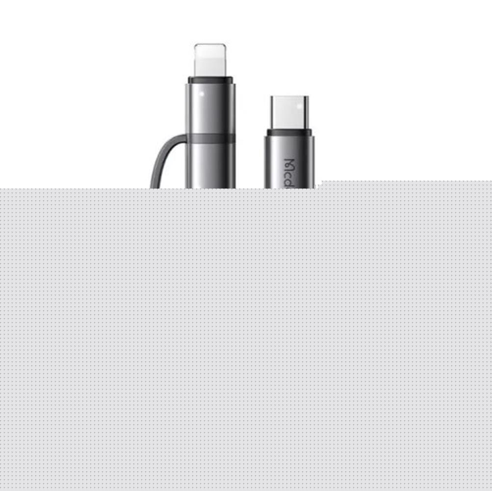 MCDODO CA-6780 2Sİ 1 ARADA TYPE-C TO TYPE-C + TYPE-C 1.5M 100W SİYAH KABLO