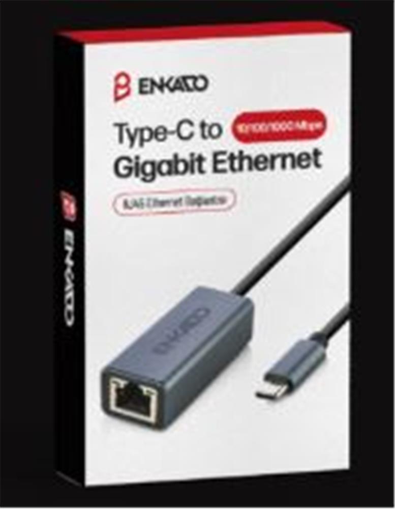 ENKADO EKD-TP45 TYPE-C USB 3,1 TO 10-100-1000 GİGABİT ETHERNET ADAPTÖR