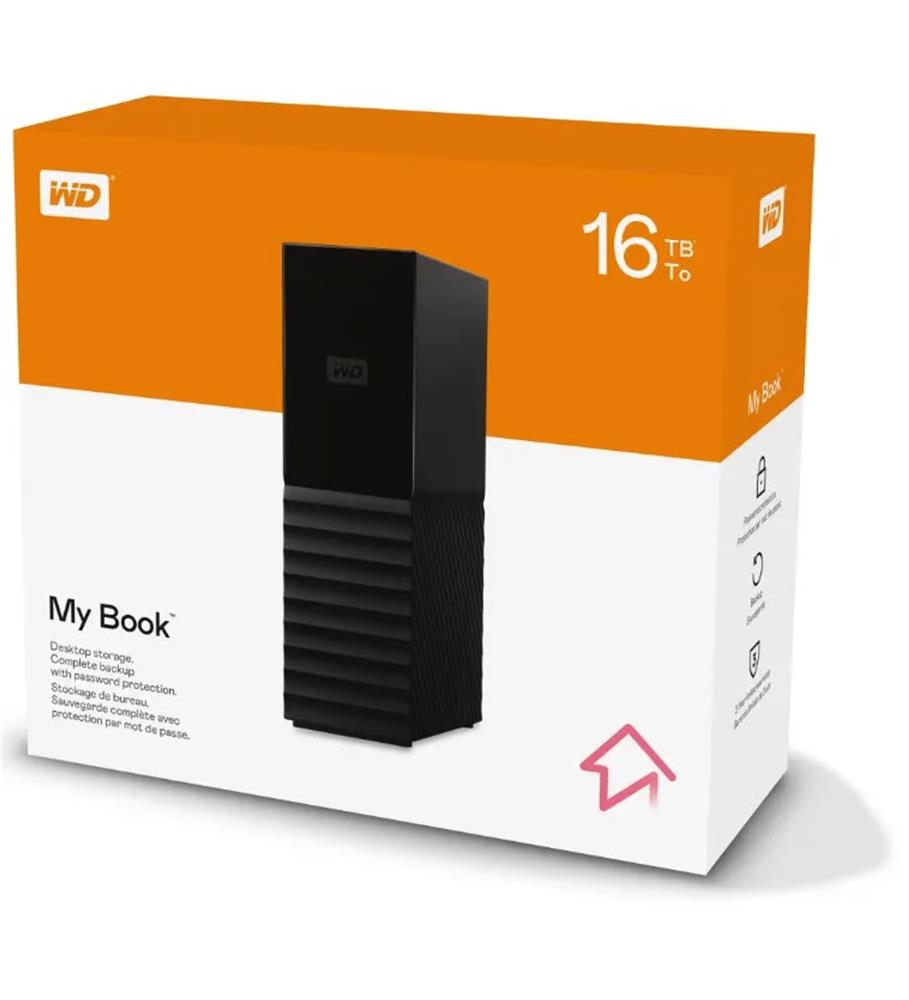 Wd 16TB MyBook 3.5" Usb3 WDBBGB0160HBK-EESN Taşınabilir Disk Siyah