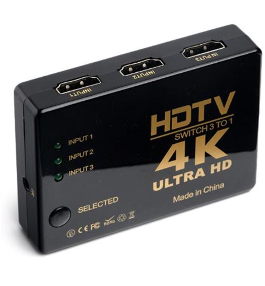 Dark"DK-HD-SW3X1" Full HD 3 Giriş 1 Çıkışlı HDMI Switch (Seçici)