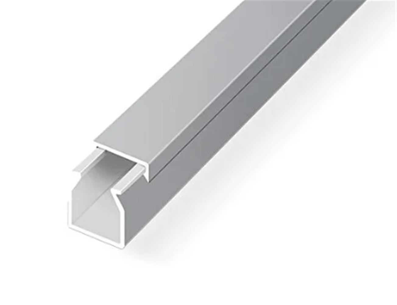 MUTLUSAN 16X16 YAPIŞKANLI SİDEM SİYAH KABLO KANALI