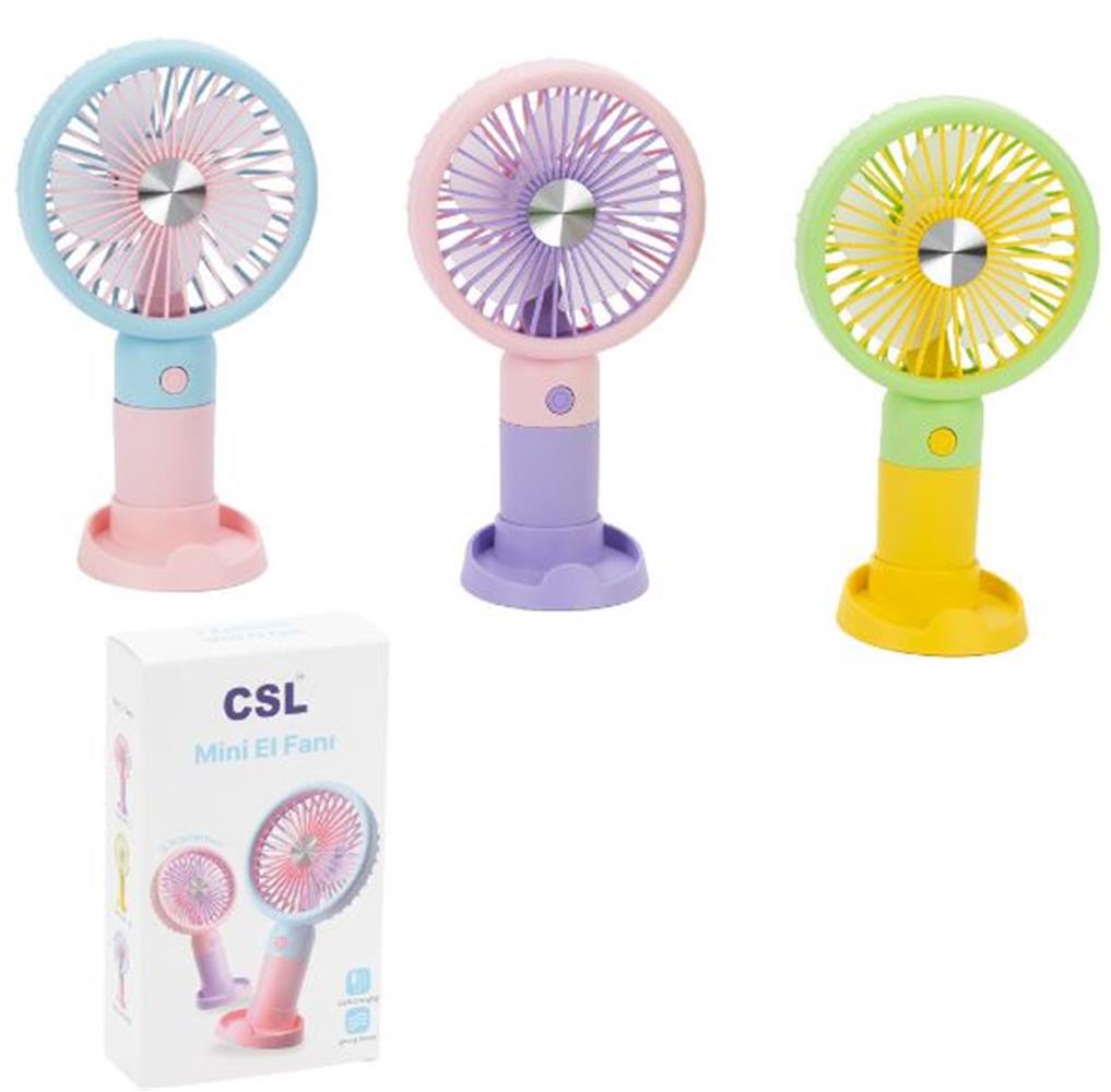 CSL XF Şarjlı Mini Fan Sarı