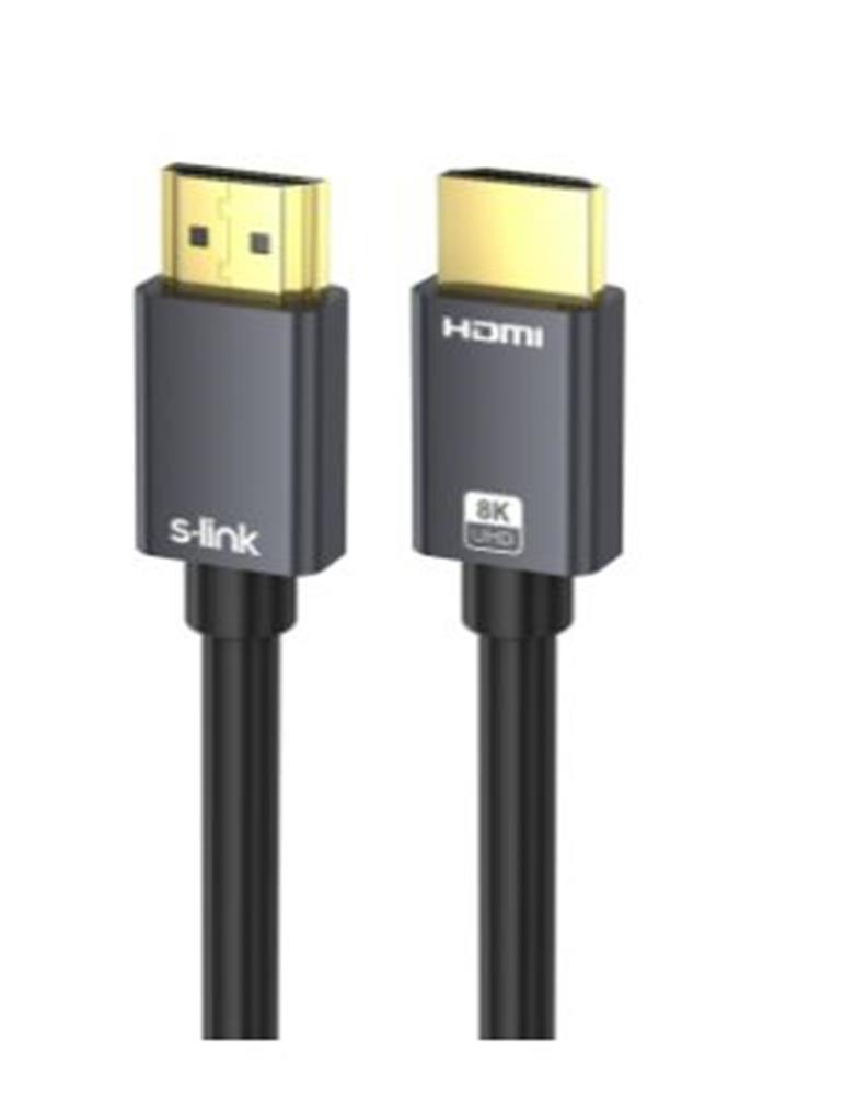 S-link SL-HM8K05 HDMI TO HDMI 5m v2.1 8K60 HZ 4K 120HZ Kablo